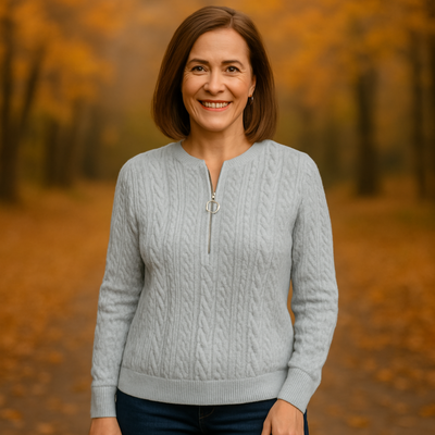 Hannah | Elegant Jumper with Zip