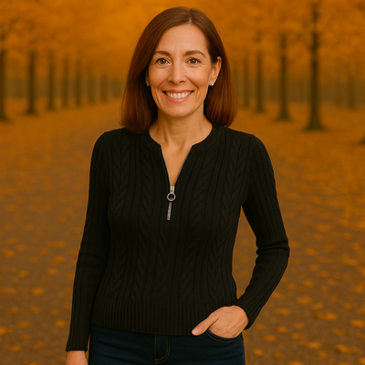 Hannah | Elegant Jumper with Zip