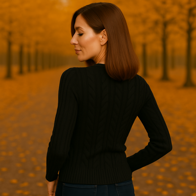 Hannah | Elegant Jumper with Zip