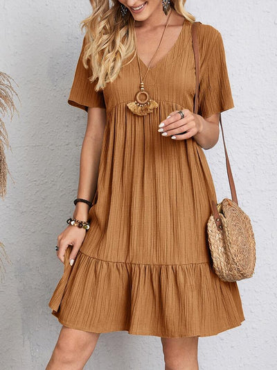 Emily - Stylish dress with figure-flattering tummy coverage