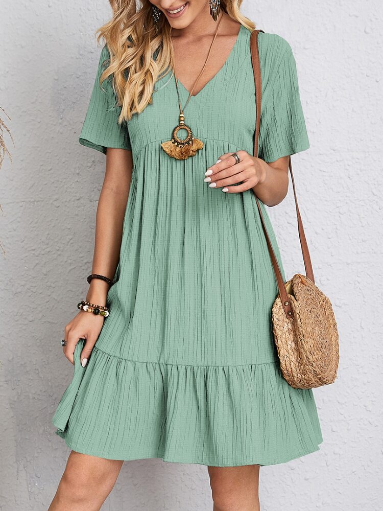 Emily - Stylish dress with figure-flattering tummy coverage