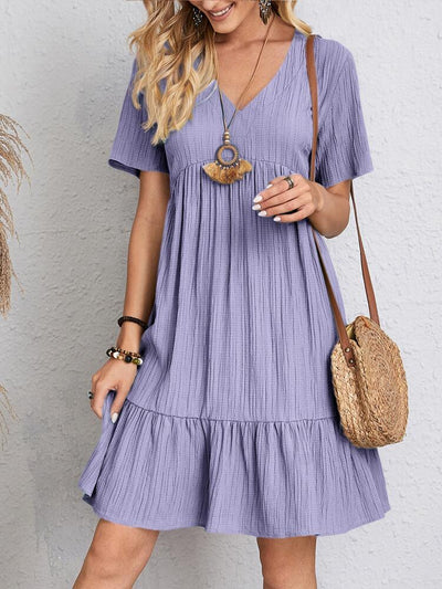 Emily - Stylish dress with figure-flattering tummy coverage